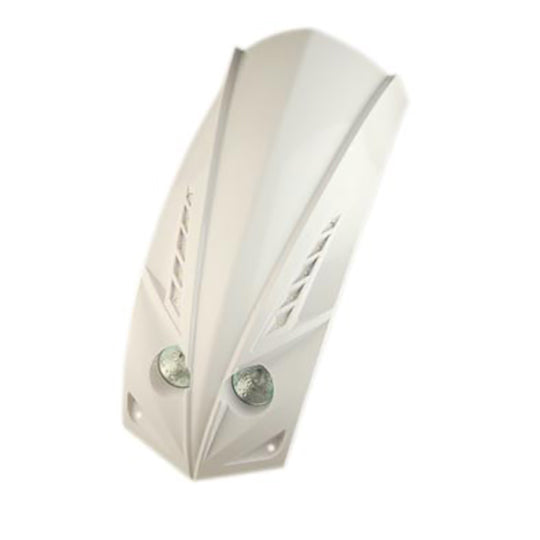 TABLIER AV/FACE AV SCOOTER TUN'R* ADAPT. LUDIX DOUBLE OPTIQUE BLANC (2X20W + LED)