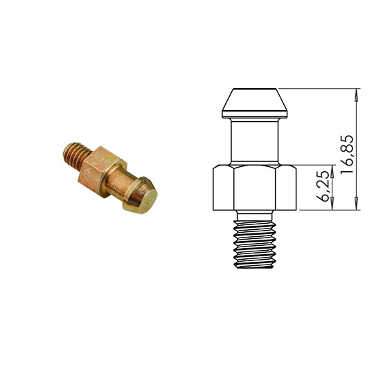 PION METAL POMPE A EAU SCOOTER TOP PERF. TYPE ORIGINE ADAPT. NITRO/AEROX/MACH G/SR50 COURT