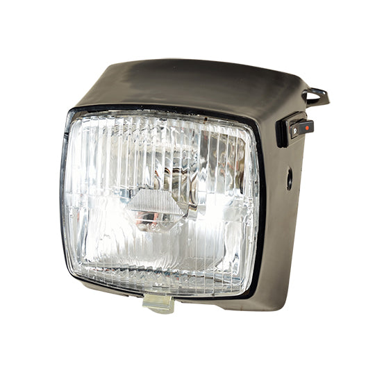 OPTIQUE/PHARE CYCLO TEKNIX* ADAPT. 103 VOGUE/MVL/CHRONO - COMPLET 12 VOLT - NOIR