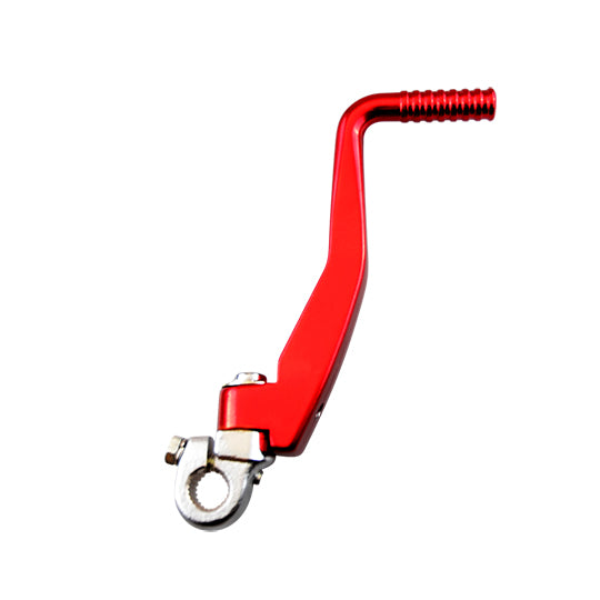 KICK DEMARRAGE MECABOITE TUN'R ADAPT. DERBI SENDA EURO2/EURO3/EURO4 NOIX ACIER/ALU ROUGE