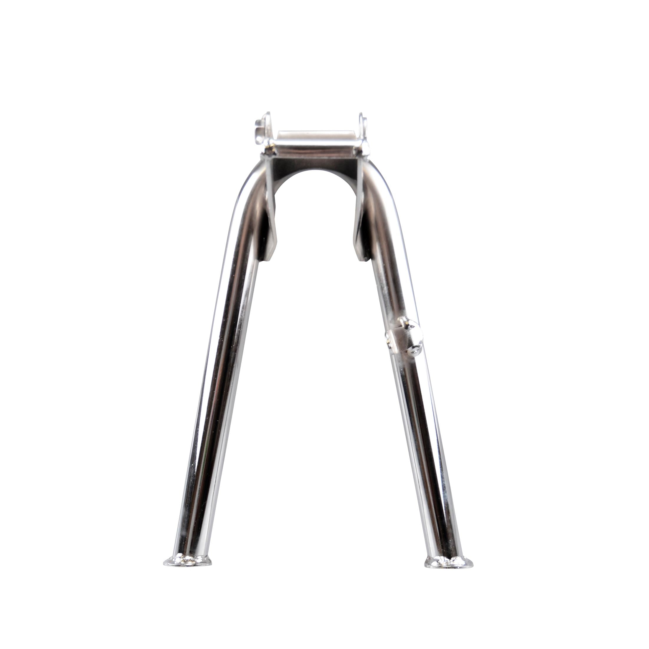 BEQUILLE CYCLO CENTRALE ADAPT. PEUGEOT 103 MVL/VOGUE H265MM CHROME (SANS VIS FIXATION)