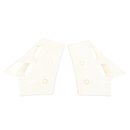 ECOPE DE RADIATEUR CYCLO ADAPT. MBK 51 MAGNUM/XR/PASSION - BLANC (X2)
