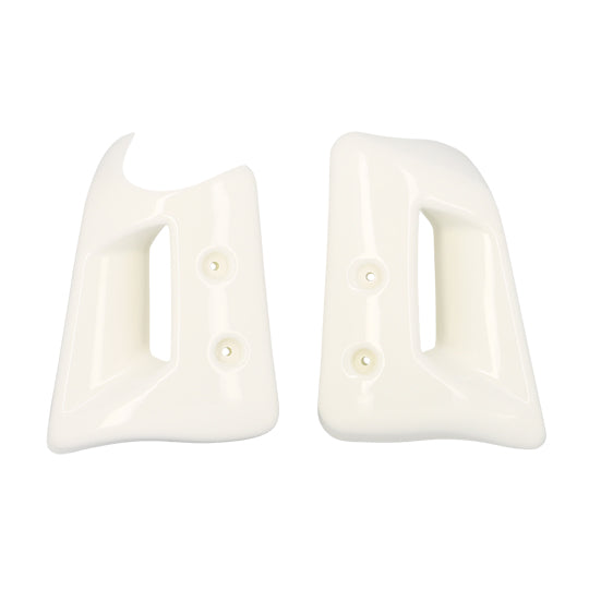 ECOPE DE RADIATEUR CYCLO ADAPT. PEUGEOT 103 SPX/RCX - BLANC (X2) PHASE 2