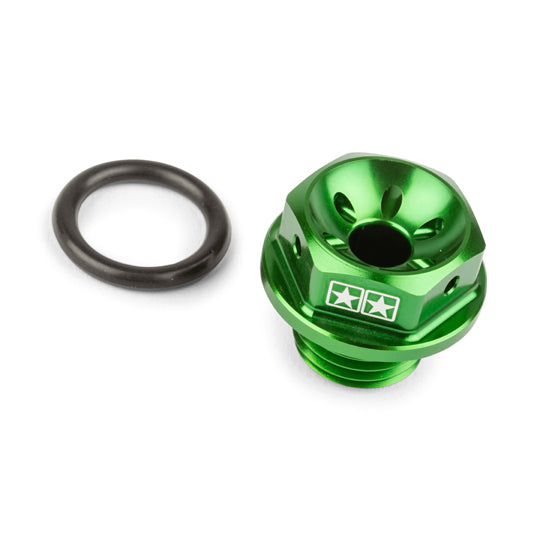 BOUCHON HUILE SCOOTER STAGE6 ADAPT.BOOSTER/BW'S/NITRO/AEROX/STUNT/SLI DER/OVETTO - VERT