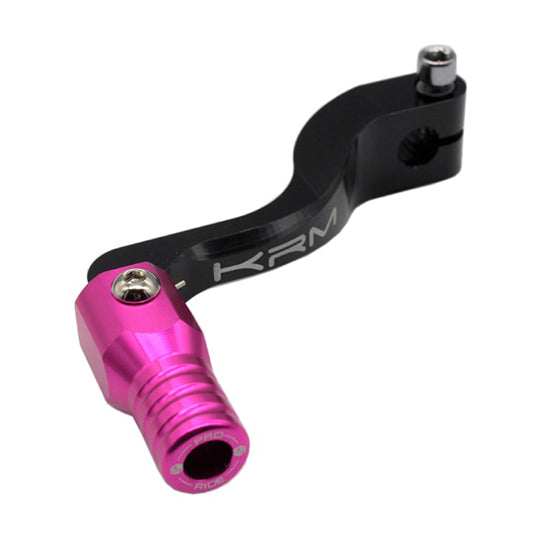 SELECTEUR VITESSE KRM ADAPT. AM6 ALU NOIR/ROSE (REPLIABLE)
