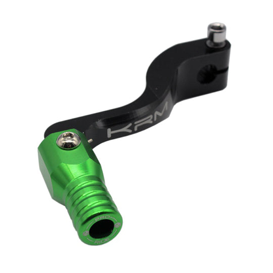SELECTEUR VITESSE KRM ADAPT. AM6 ALU NOIR/VERT (REPLIABLE)