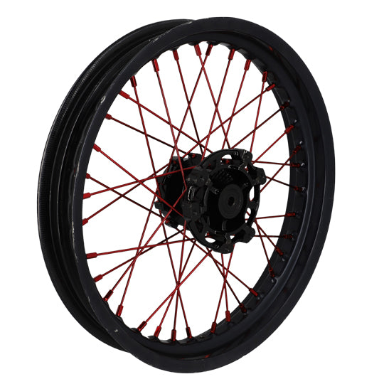 RAYON ROUE DOPPLER ADAPT. DERBI SENDA - ROUGE (KIT JANTE AR -18 RAYON 195MM +18X199MM)