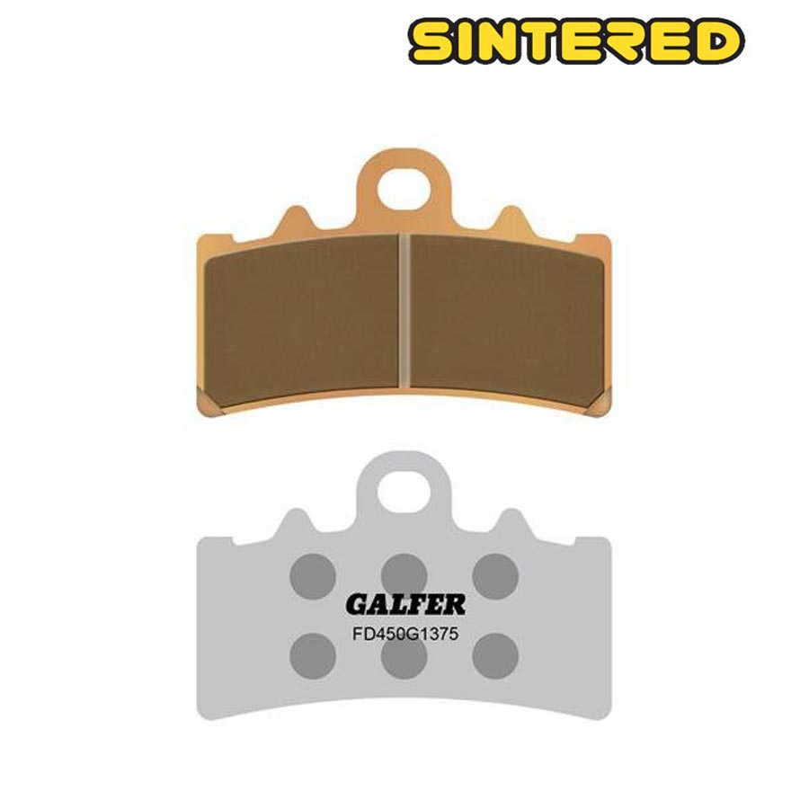 PLAQUETTE FREIN 186 GALFER FD450G1375 APRILIA / BMW / FANTIC / HVA / KTM / TRIUMPH (PR)