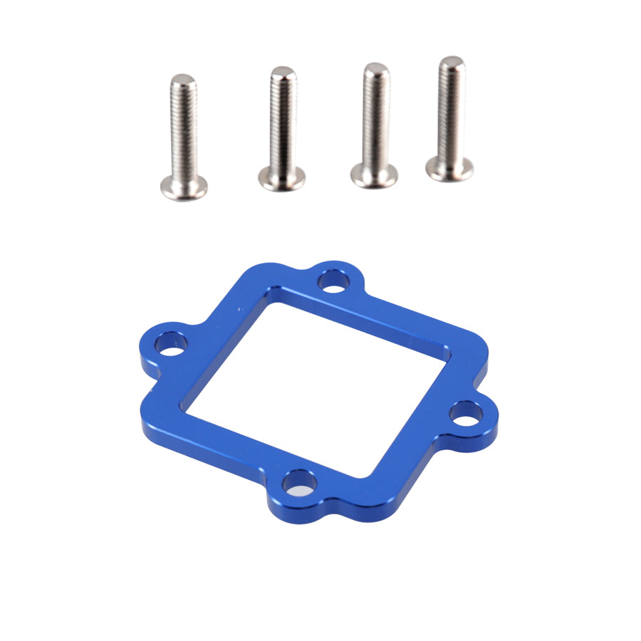 CALE ADMISSION CLAPET SCOOTER DOPPLER ADAPT. NITRO/SR50/F12/OVETTO/NEOS 5MM ALU CNC - BLEU