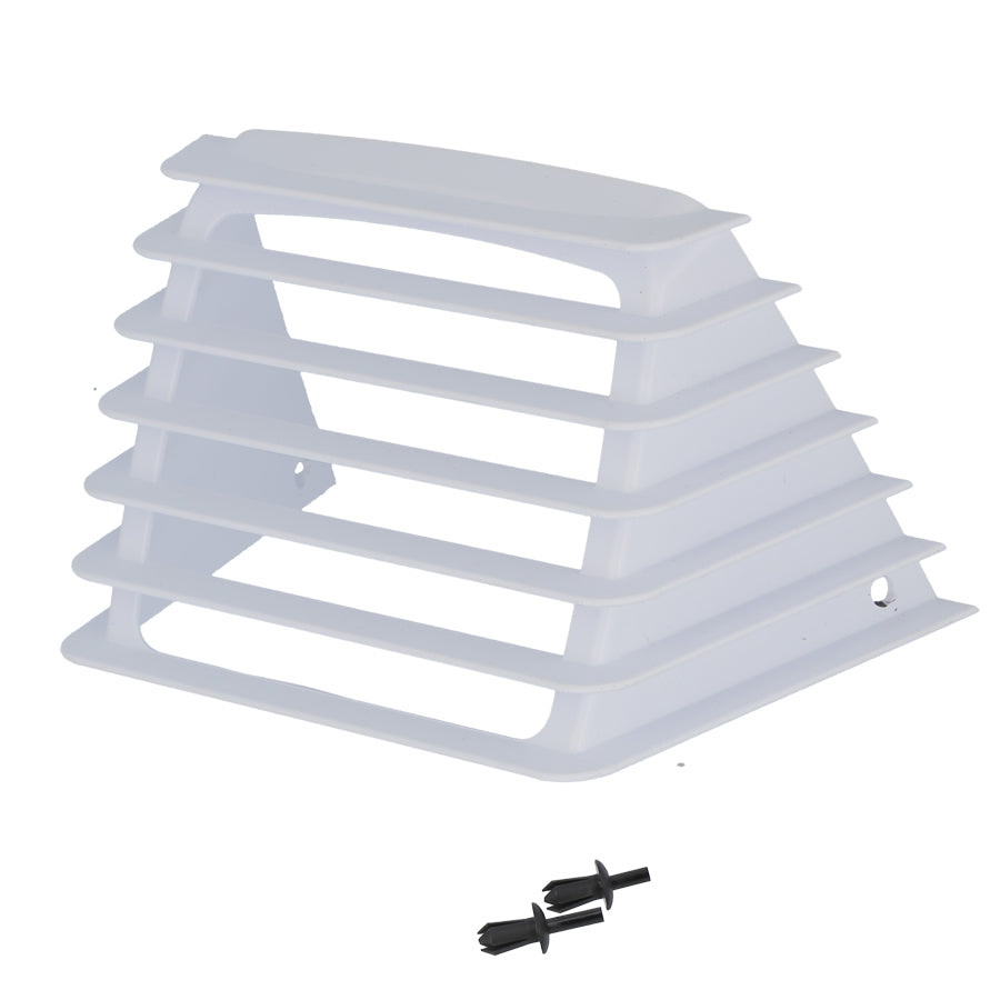 GRILLE CASQUETTE DE PHARE CYCLO ADAPT. PEUGEOT 103  RCX/SPX/SP2/FXR BLANC