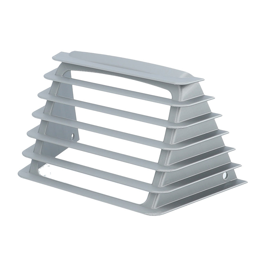 GRILLE CASQUETTE DE PHARE CYCLO ADAPT. PEUGEOT 103  RCX/SPX/SP2/FXR GRIS METAL