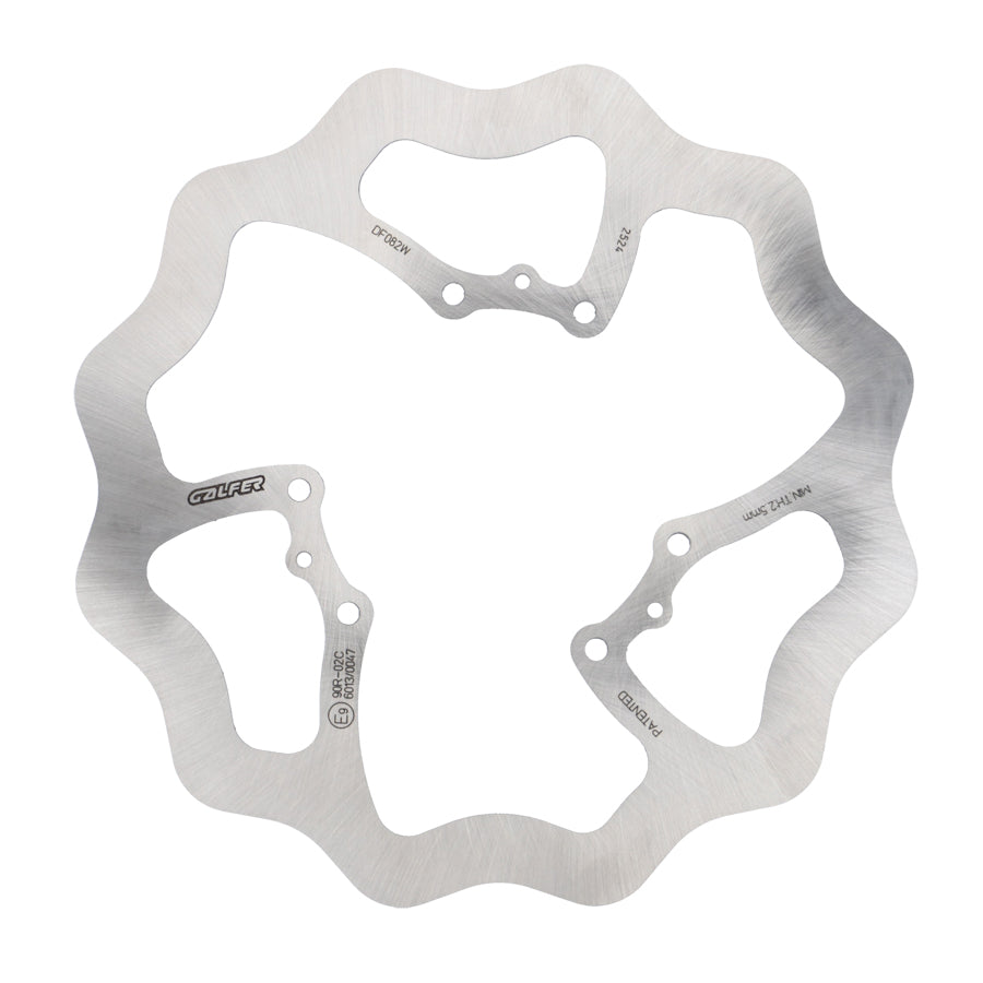 DISQUE FREIN WAVE GALFER OFF-ROAD DF082W FIXE ADAPT. HONDA (260X3MM)