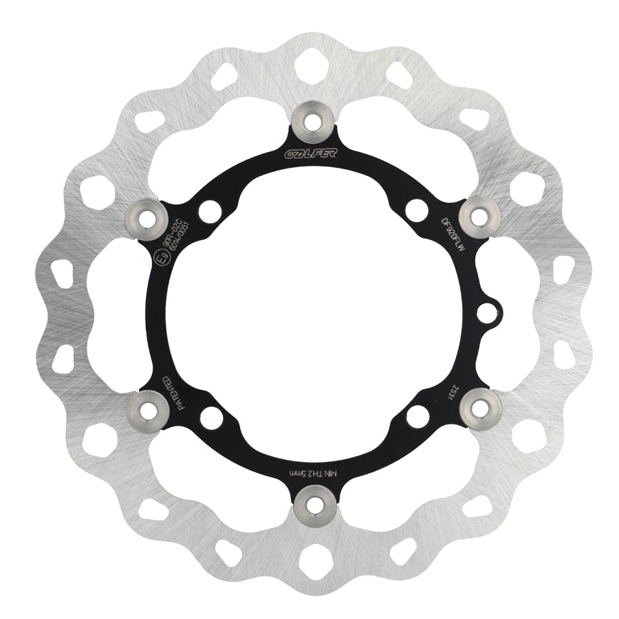 DISQUE FREIN WAVE GALFER OFF-ROAD DF920FLW FLOTTANT ADAPT. SHERCO WP/KYB (260X3MM)